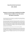 Submission: Discussion Paper - Handling and use of