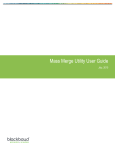 Mass Merge Utility User Guide