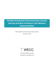 WECC VGITF White Paper - Draft - Western Electricity Coordinating