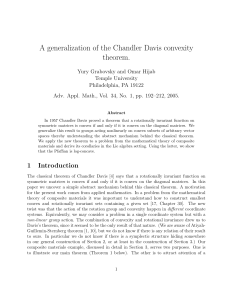 A generalization of the Chandler Davis convexity theorem.