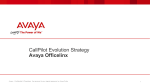 CallPilot Evolution Strategy Avaya Officelinx