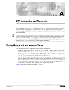 CTC Information and Shortcuts