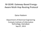 M-GEAR: Gateway-Based Energy-Aware Multi