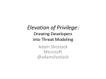 Elevation of Privilege