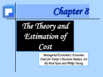 SR Relationship Between Production and Cost Total