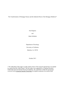 The Rise and Fall of Mortgage Securitization