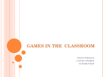 GAMES in the EFL classroom