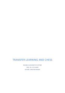 TRANSFER LEARNING AND CHESS