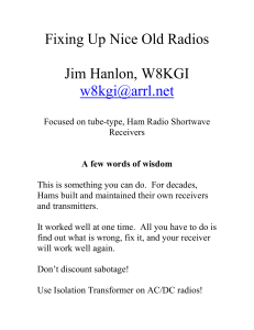 Fixing Up Nice Old Radios
