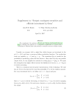 Supplement to “Output contingent securities and