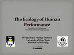 The Ecology of Human Performance - Vula
