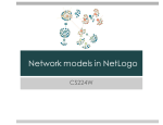 Network models in NetLogo