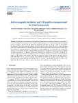 Active magnetic levitation and 3-D position measurement for a ball