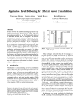 Application Level Ballooning for Efficient Server Consolidation