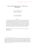 Prices and Exchange Rates: A Theory of Disconnect