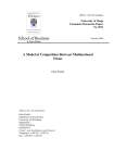 A Model of Competition Between Multinational Firms