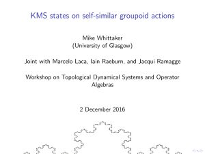 KMS states on self-similar groupoid actions