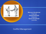 Conflict management and Negotiation