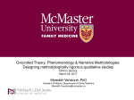 Descriptive Phenomenology - McMaster Family Practice