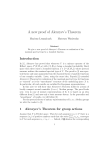 A new proof of Alexeyev`s Theorem