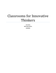 Classrooms for Innovative Thinkers