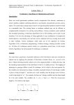 Lecture Note – 1