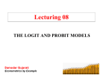 linear probability model (LPM)