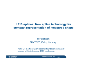 LR B-splines: New spline technology for compact representation of