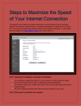 Steps to Maximize the Speed of Your Internet Connection