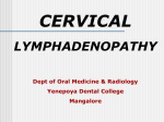 cervical lymphadenopathy