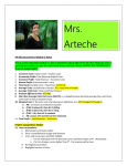 Mrs Arteche Newsletter