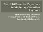 Functionality of Matlab in Modeling Circadian Rhythms