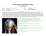 Environmental Sociology - Center for Teaching