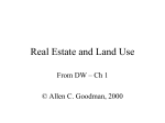 Real Estate and Land Use
