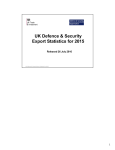 UKTI DSO export statistics for 2015: slides