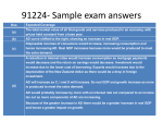 91222- exam answers