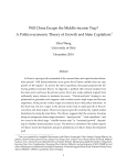 Will China Escape the Middle-income Trap? A Politico