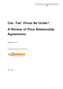 Can `Fair` Prices Be Unfair? A Review of Price
