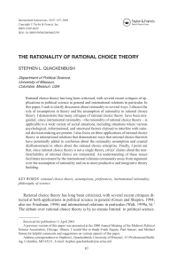 The rationality of rational choice theory