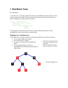 Red-black tree