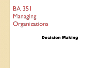 DecisionMaking