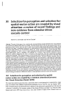 Selection-for-perception and selection-for-spatial-motor