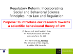 Toward a Contemporary Behavioural Science Basis for Effective
