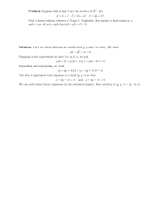 Problem Suppose that u and v are two vectors in R n. Let a = u + v b