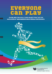 Everyone Can Play: Guidelines for local clubs on best practice for