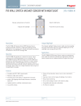 RS-150BA-N PIR Wall Switch Vacancy Sensor with