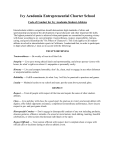 Ivy Academia Entrepreneurial Charter School Code of Conduct for
