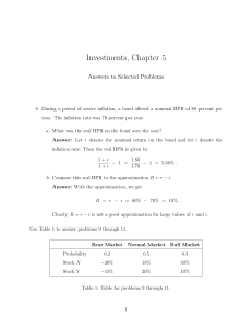 Investments, Chapter 5