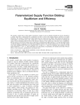 Parameterized Supply Function Bidding: Equilibrium and Efficiency