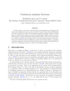 Continuous minimax theorems - The Institute of Mathematical